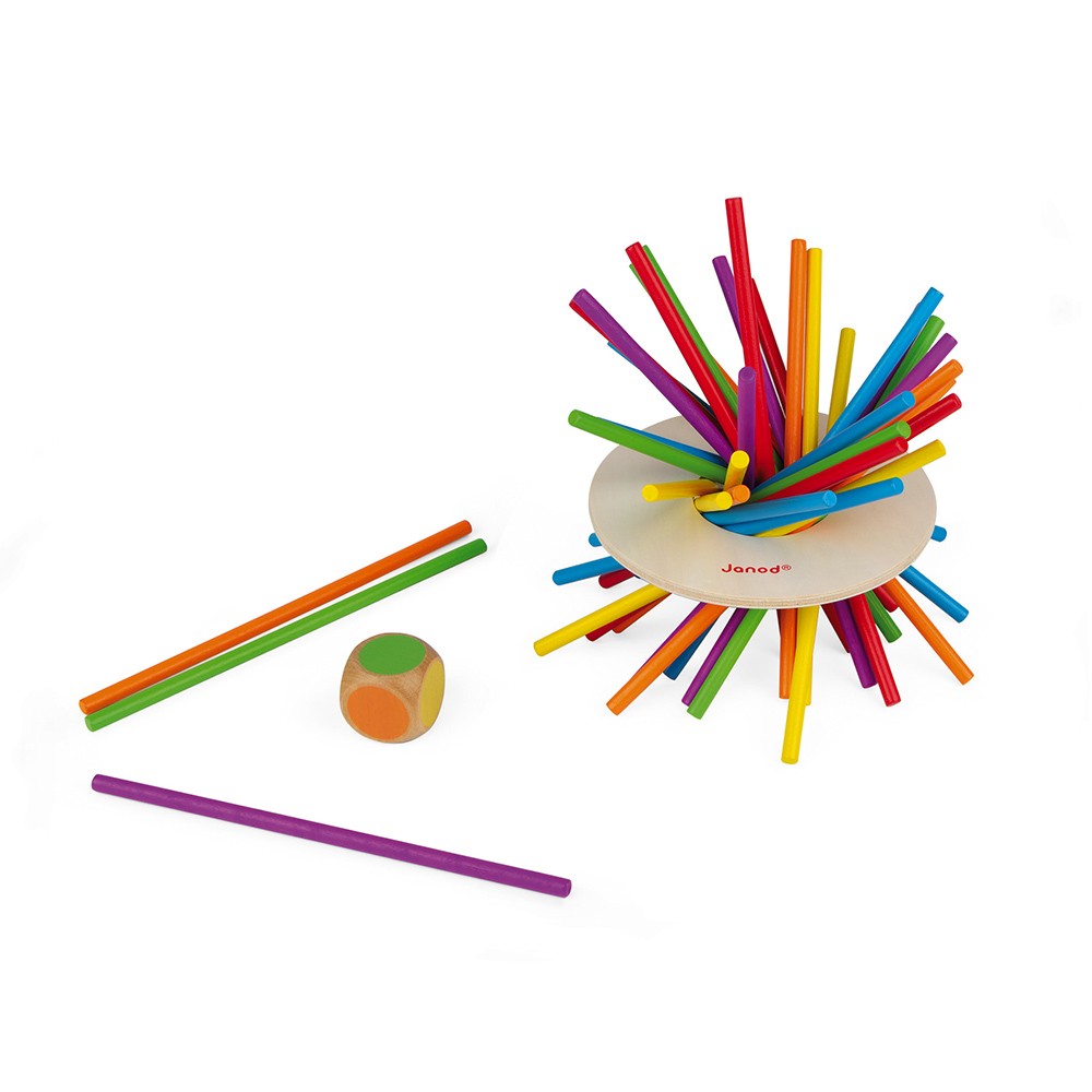 Jeu d'adresse crazy sticks (bois) - Janod – Image 2