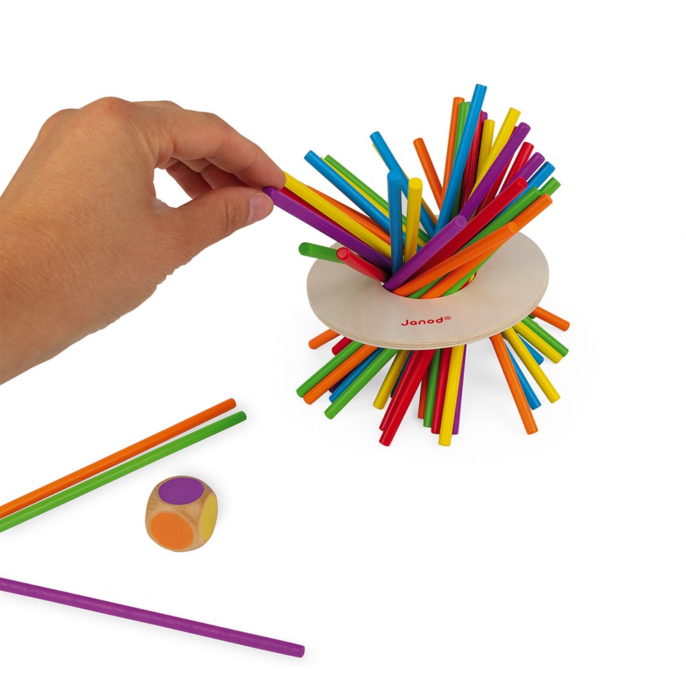 Jeu d'adresse crazy sticks (bois) - Janod – Image 3