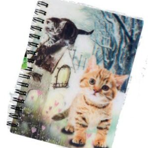 Carnet 3D Chat145x105 mm - Créations Dani