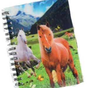 Carnet 3D Cheval 145x105 mm - Créations Dani