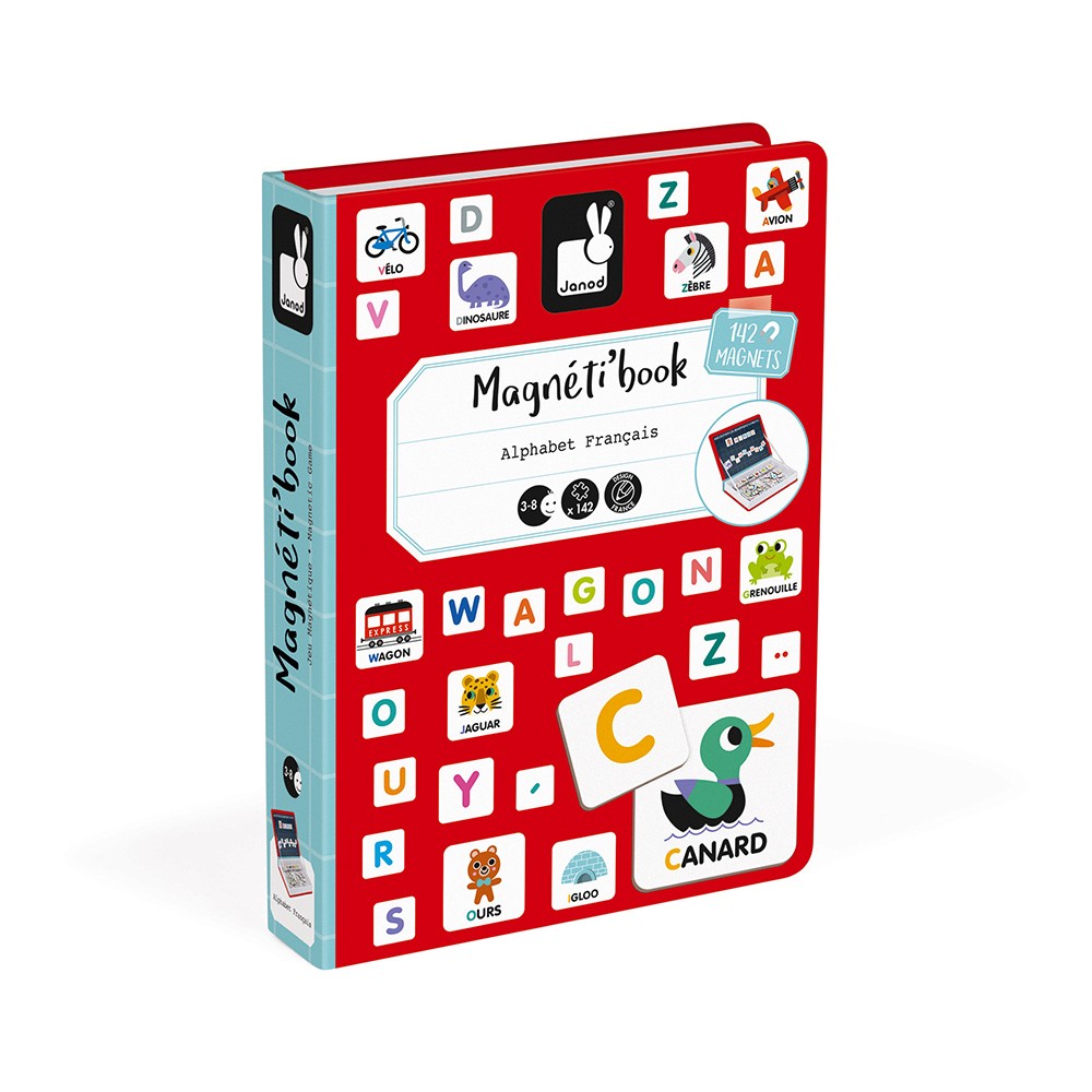 Magnéti'book alphabet français 142 pcs - Janod – Image 6