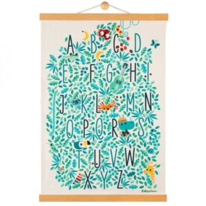 Affiche murale alphabet jungle - Lilliputiens