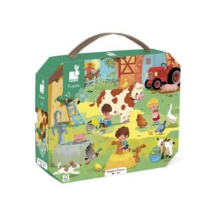Puzzle une journée à la ferme 24 p - Janod