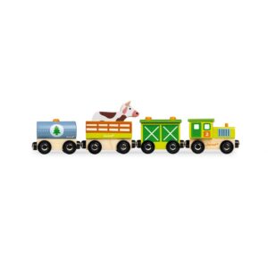 Train ferme Story (bois) - Janod