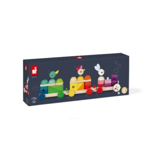 Train géant multicolo Zigolos (bois) - Janod