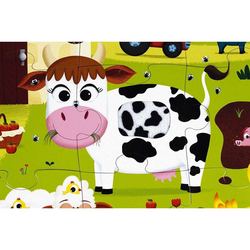 Puzzle tactile de la ferme 20 pcs - Janod – Image 4