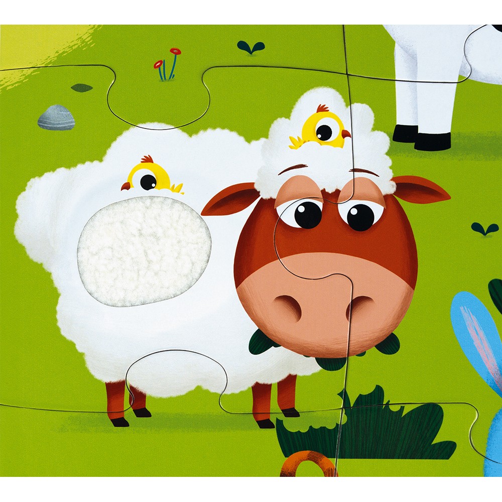 Puzzle tactile de la ferme 20 pcs - Janod – Image 6