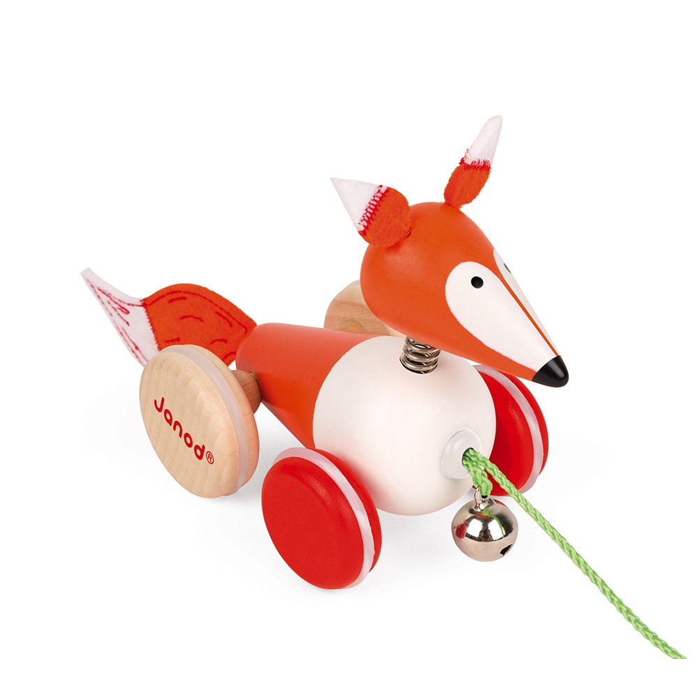 Renard à promener zigolos (bois) - Janod