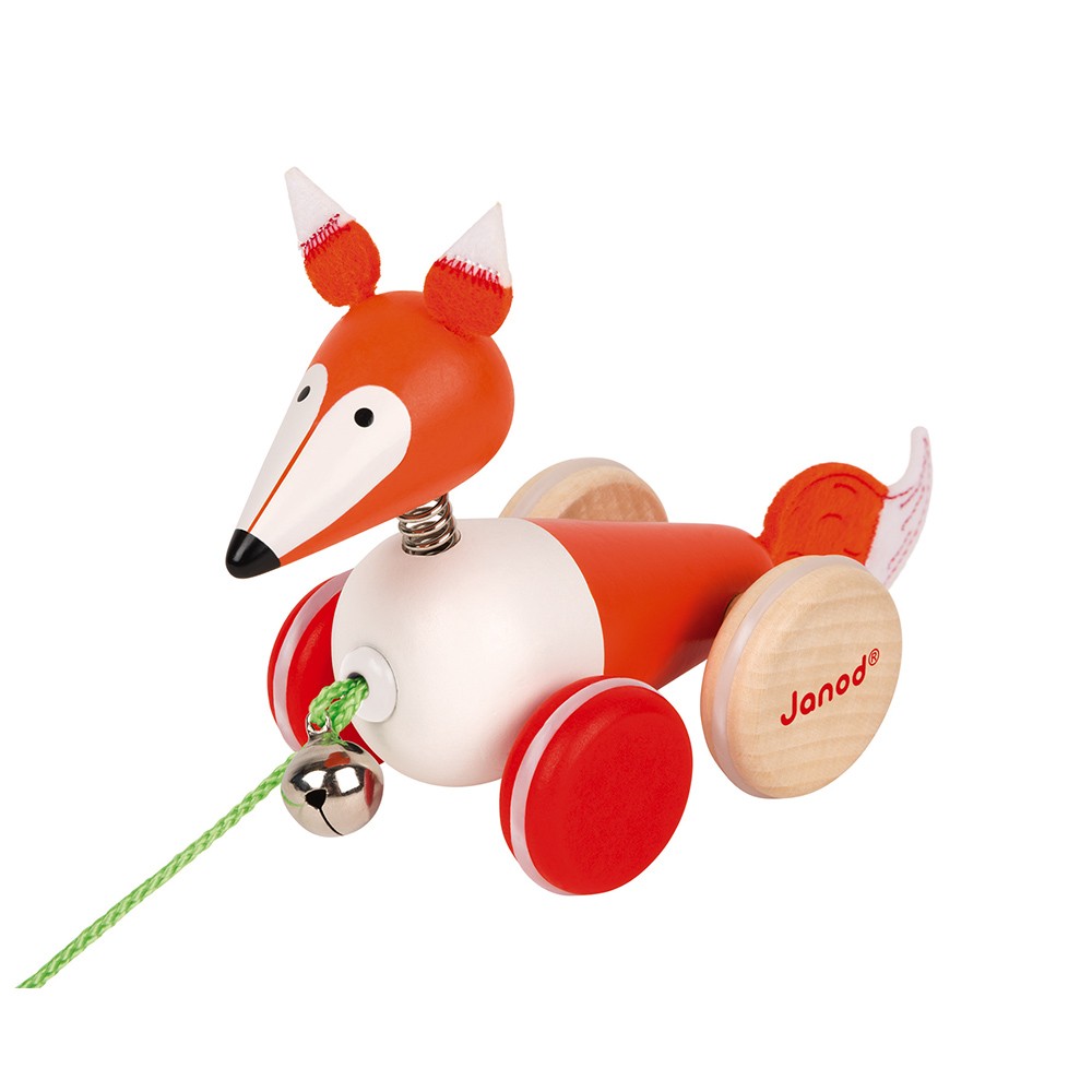 Renard à promener zigolos (bois) - Janod – Image 2