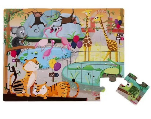 Puzzle tactile au zoo - Janod – Image 2