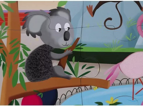 Puzzle tactile au zoo - Janod – Image 5