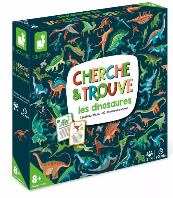 cherhce et trouve les dinosaures - Janod