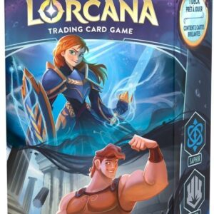 Starter deck lorcana acier- saphir - le retour d'ursula - ravensburger