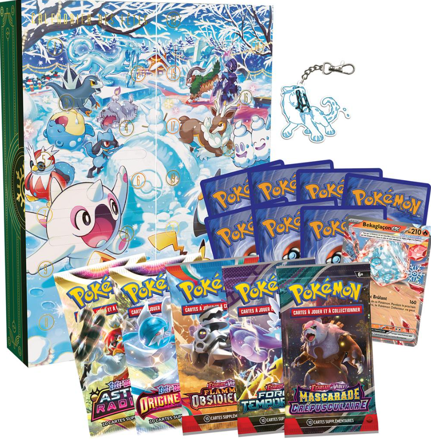 Pokémon : Calendrier des fêtes 2024 (de l'avent) - asmodee