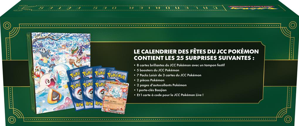 Pokémon : Calendrier des fêtes 2024 (de l'avent) - asmodee – Image 3