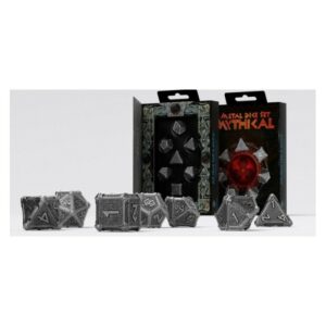 Set de dés métalliques mythique - legion distribution