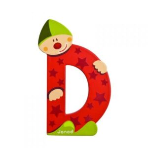 Lettres de porte en bois - janod (D)