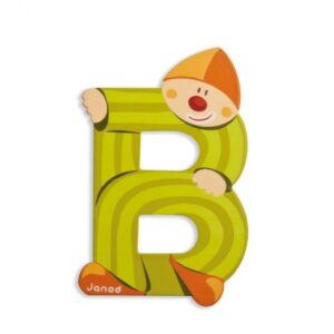 Lettres de porte en bois - janod (B)