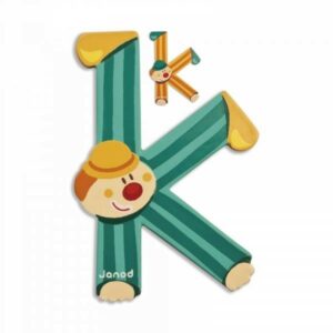 Lettres de porte en bois - janod (K)