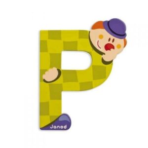 Lettres de porte en bois - janod (P)