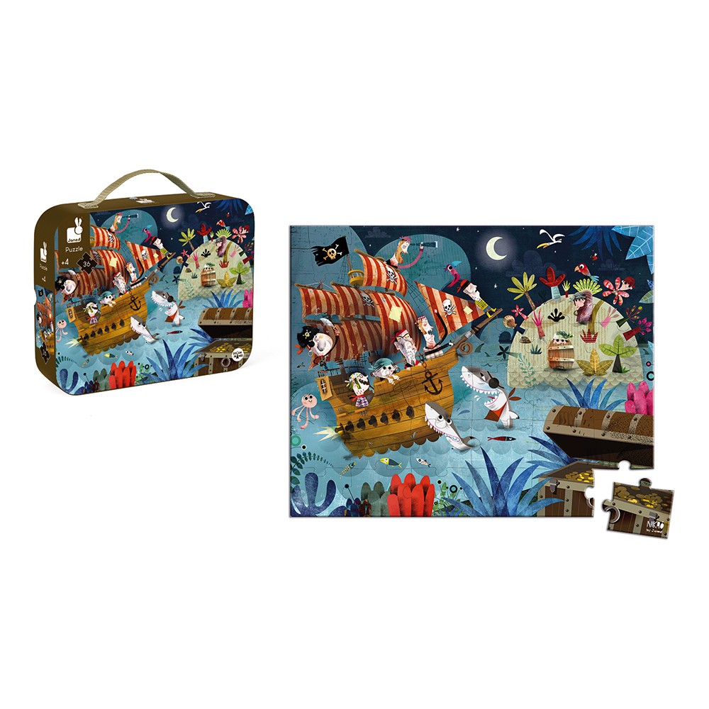 Puzzle chasse au trésor 36 pcs - Janod – Image 3