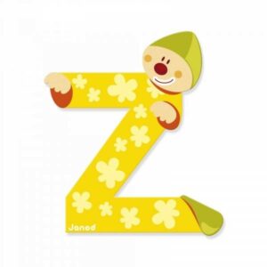 Lettres de porte en bois - janod (Z)