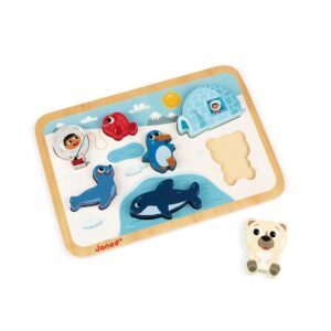 Chunky Puzzle Arctique 7 pcs 3D (bois) - Janod