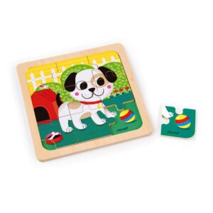 Puzzle chien titus 9 pcs  (bois) - Janod