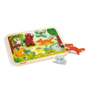 Chunky Puzzle forêt 7 pcs 3D (bois) - Janod