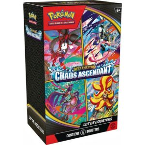 pokémon bundle 6 boosters chaos ascendant - amsodee