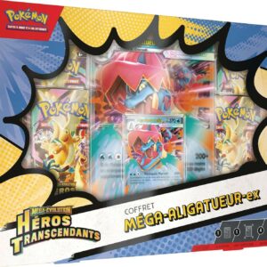 Pokémon coffret méga évolution héros transcendants Méga-aligatueur-ex