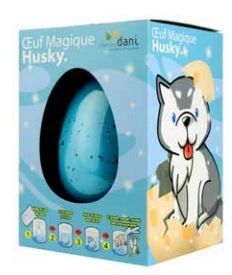 Oeuf magique Husky - Dani-créations