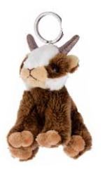 Porte clé peluche Chamois - Dani-créations