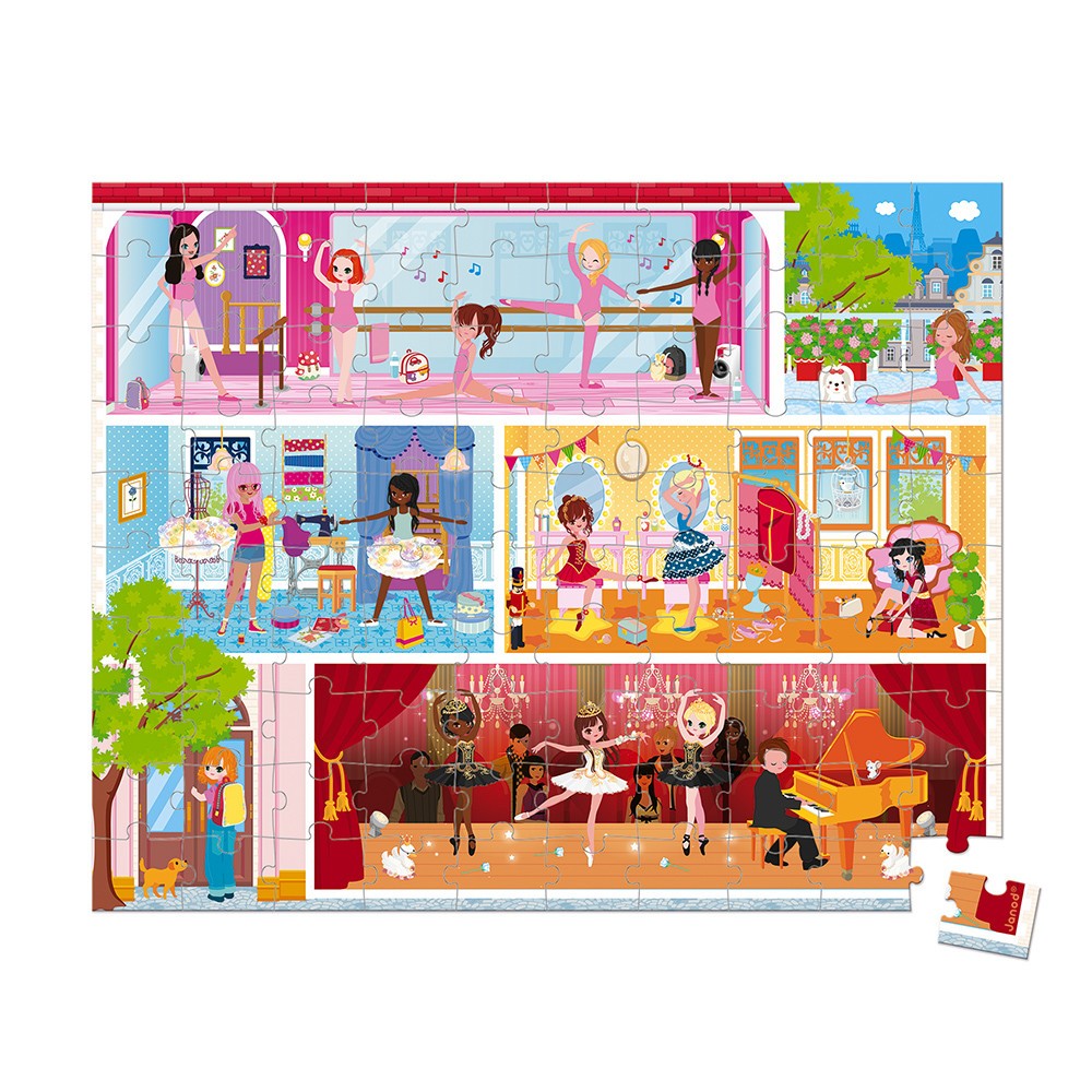 Puzzle Danse Academy 100 pièce - Janod – Image 2