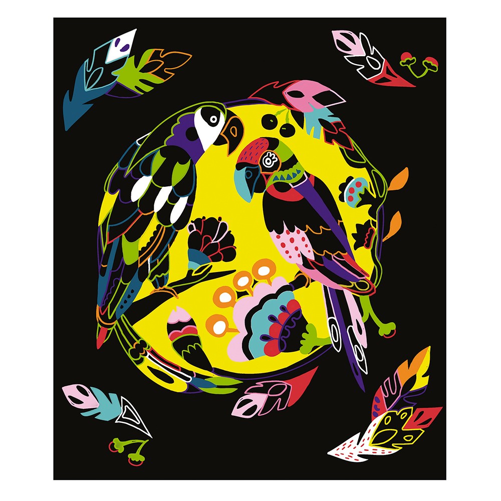 kit créatif - Scratch art animaux du monde - Janod – Image 5