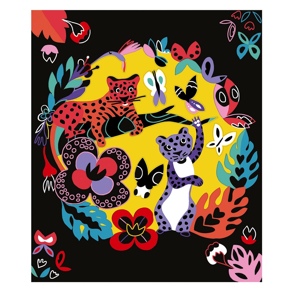 kit créatif - Scratch art animaux du monde - Janod – Image 6
