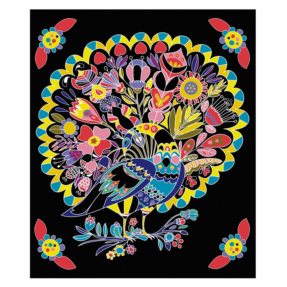 kit créatif - Scratch art mandalas animaux - Janod – Image 2