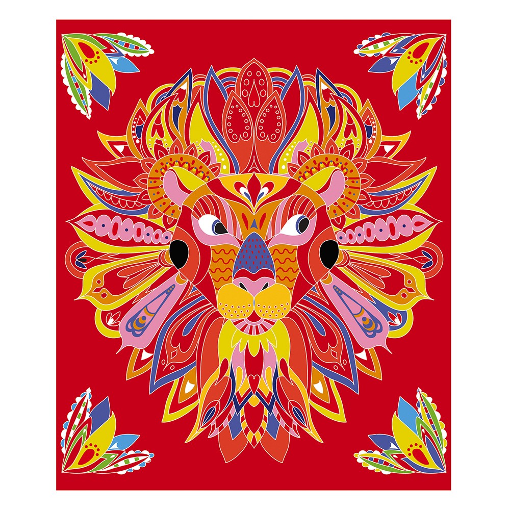 kit créatif - Scratch art mandalas animaux - Janod – Image 3