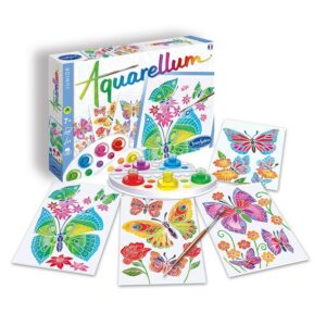 Aquarellum papillons & fleurs - Sentosphère