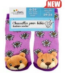 Chaussettes marmotte lila - Dani-créations (19/24)