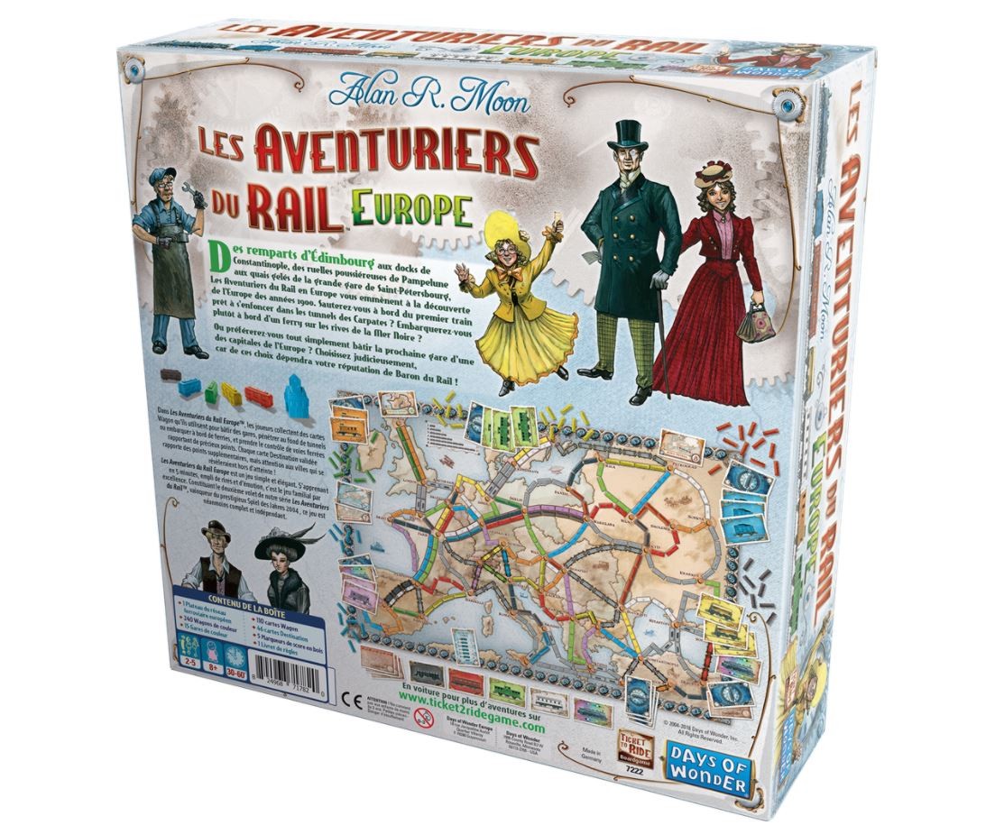 les aventuriers du rail europe - asmodee – Image 3