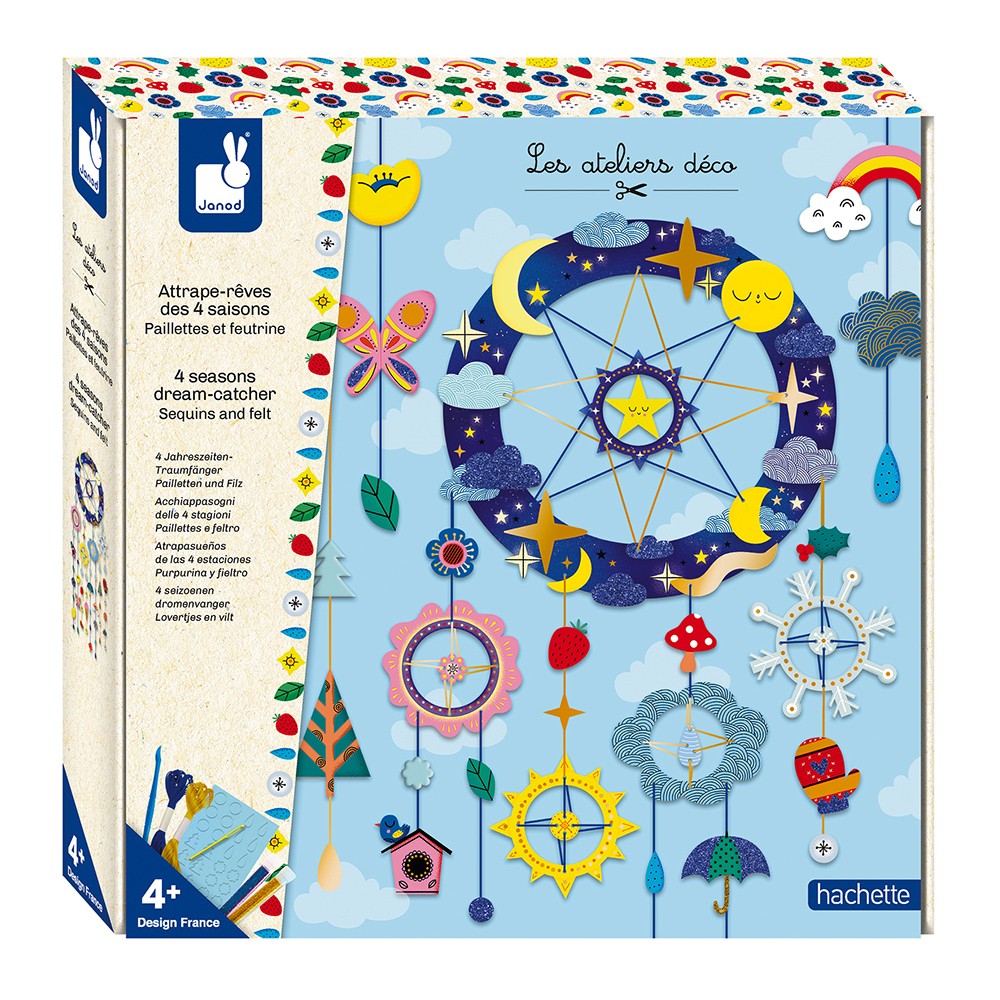 Kit créatif - attrape rêve des 4 saisons - Janod