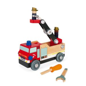 Camion de pompiers Brico'kids (bois) janod