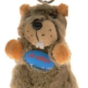 marmotte porte clé 12 cm - Mercier