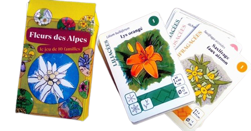 Jeu des 10 familles - Fleurs des Alpes