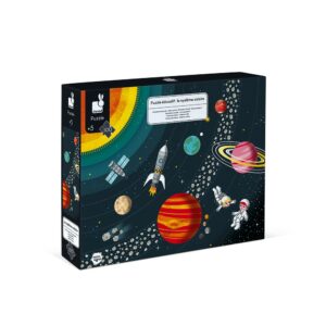 Puzzle éducatif système solaire 100 pcs - janod