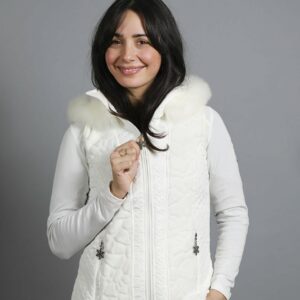 Polaire Vienne blanc - Angèle (XS)