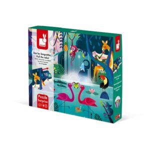 Puzzle tactile surprise dans la jungle 20 p - Janod