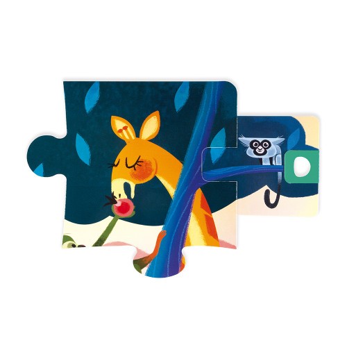 Puzzle tactile surprise dans la jungle 20 p - Janod – Image 3