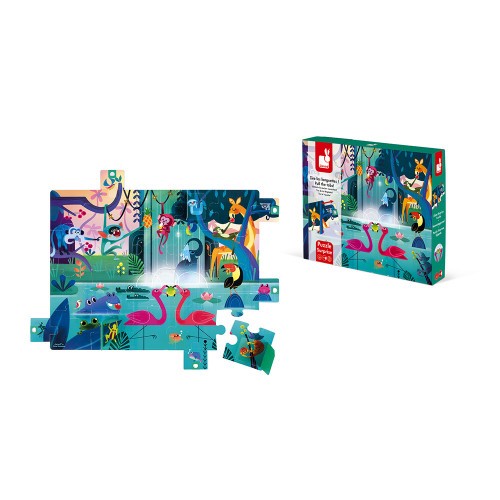 Puzzle tactile surprise dans la jungle 20 p - Janod – Image 4